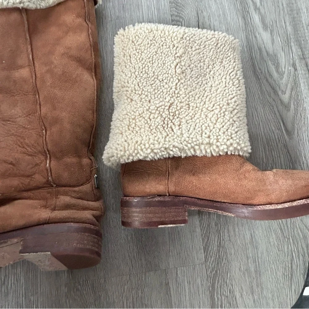 Coach Tan Women’s over the knee boots